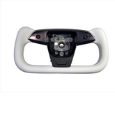2025 2026 ctmods Model 3 Highland / Y juniper Premium Nappa Leather Yoke Steering Wheel V2